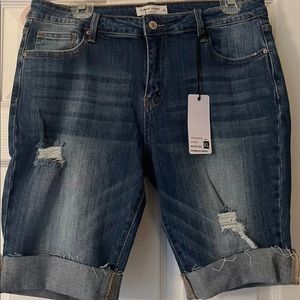 Kan Can Jean Shorts